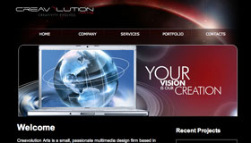 Creavolution Arts Website